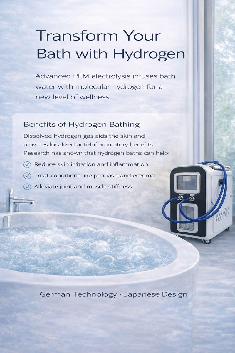 VitaBath H2™ — Hydrogen Bubble Bath System