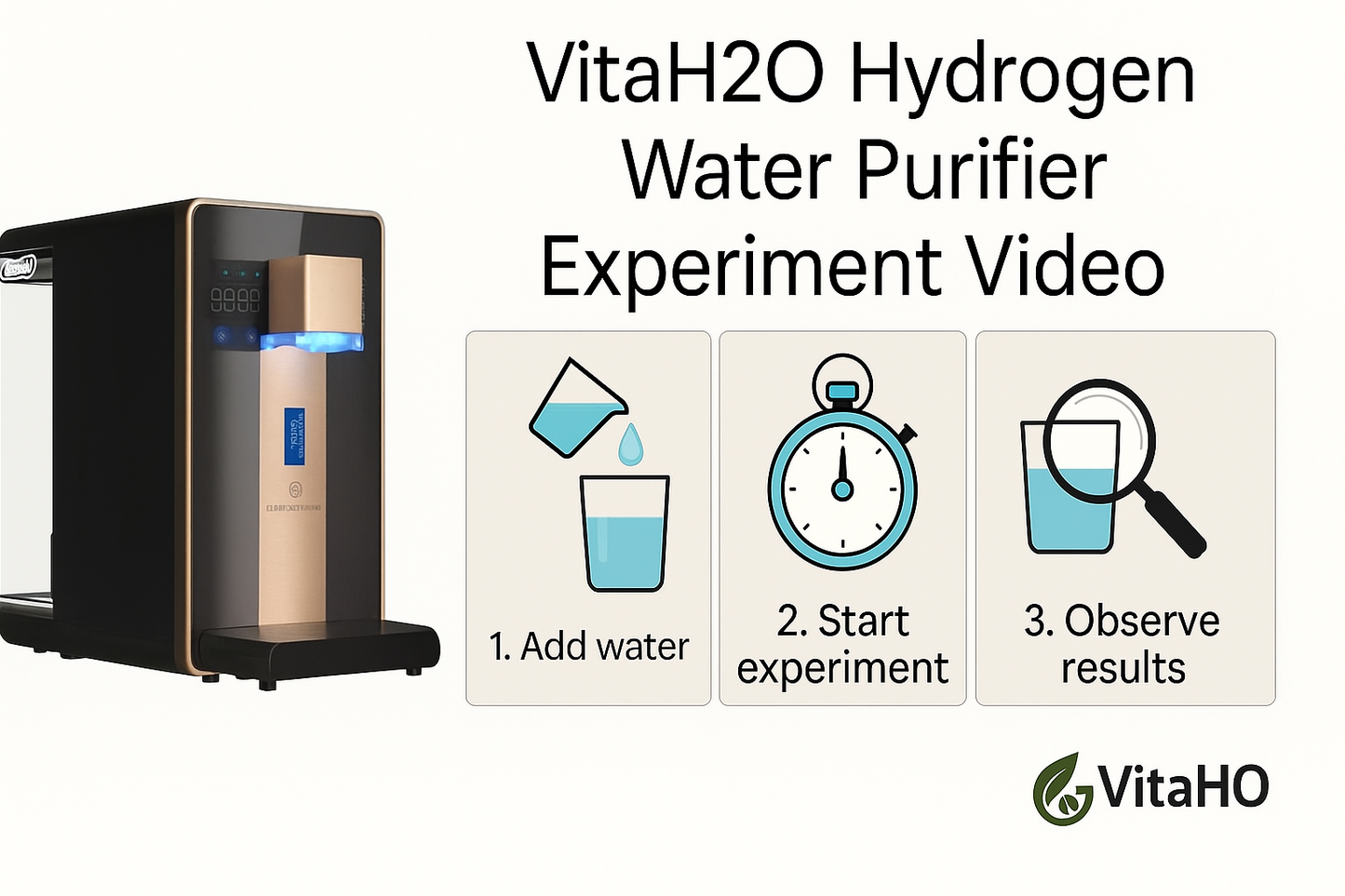 VitaH₂O Hydrogen Water Purifier – Model 009