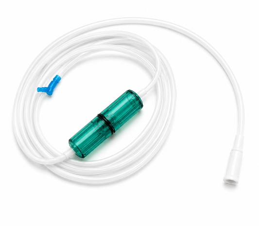 CellCare single-outlet silicone nasal cannula with inline moisture chamber (Type B)
