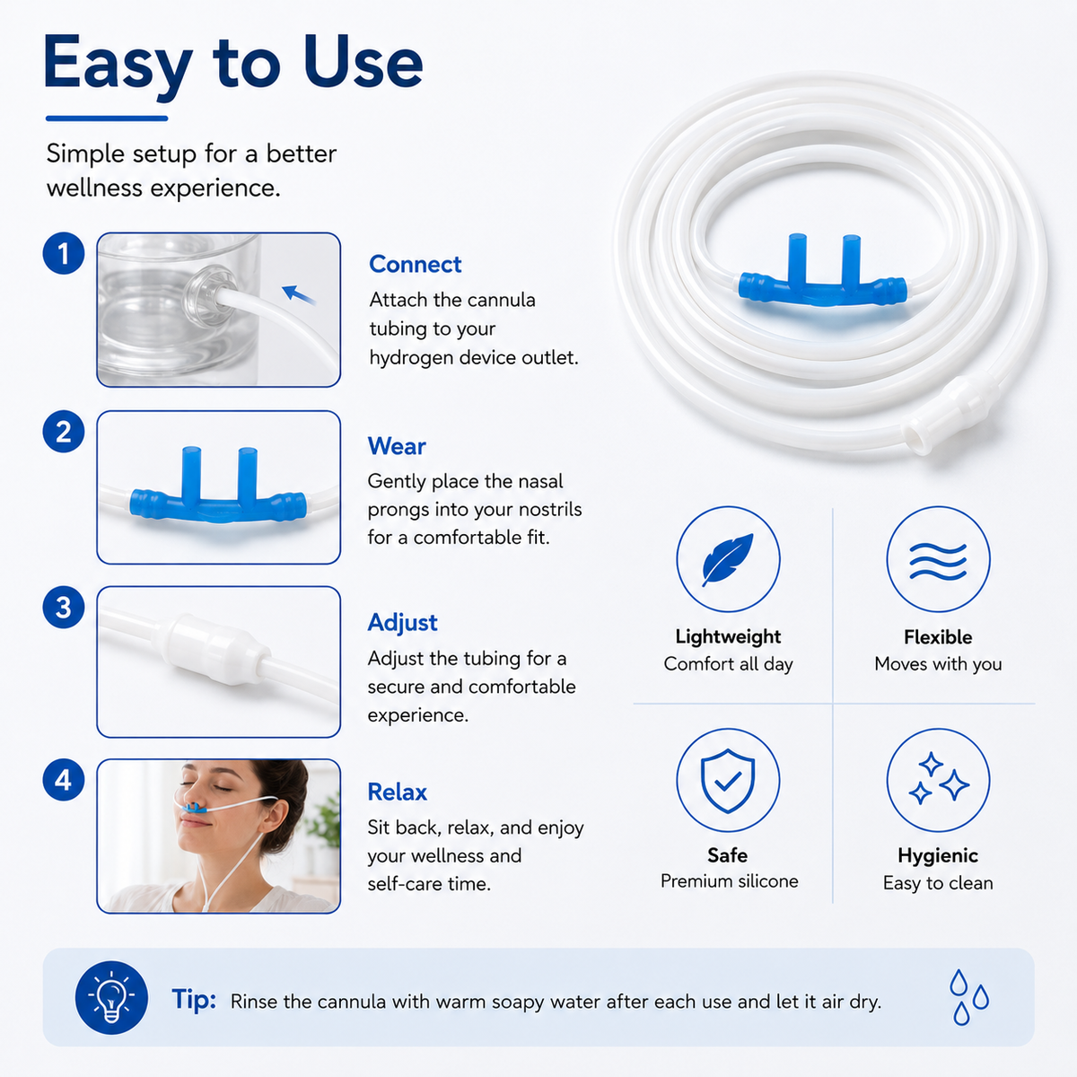CellCare™ Type C Care Bundle – Cannula + 2 Replacement Nasal Heads