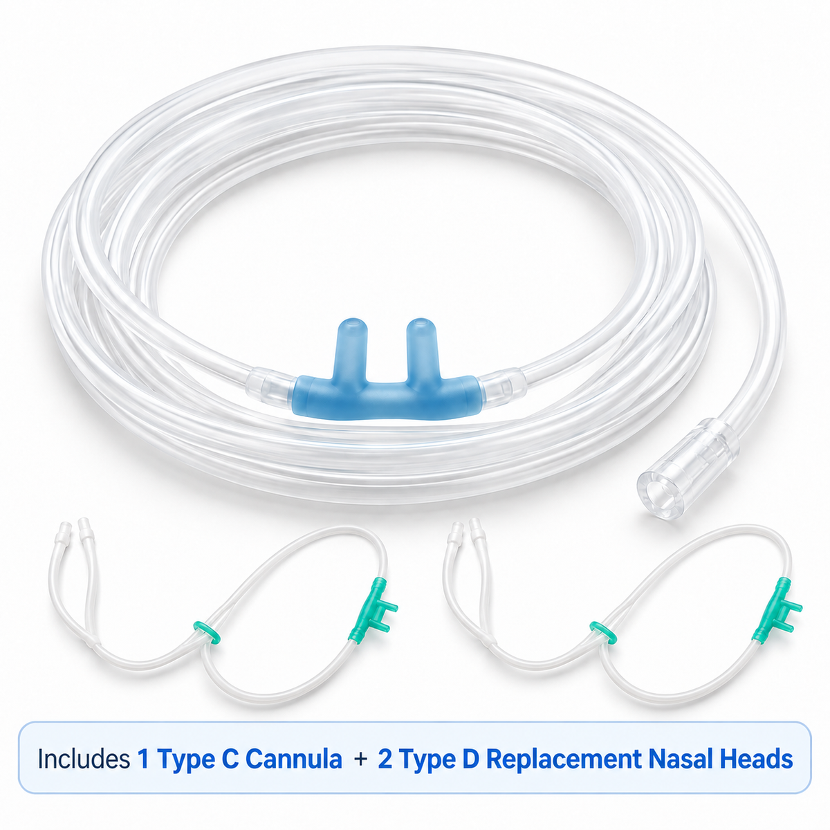 CellCare Type C care bundle: cannula and 2 replacement nasal heads