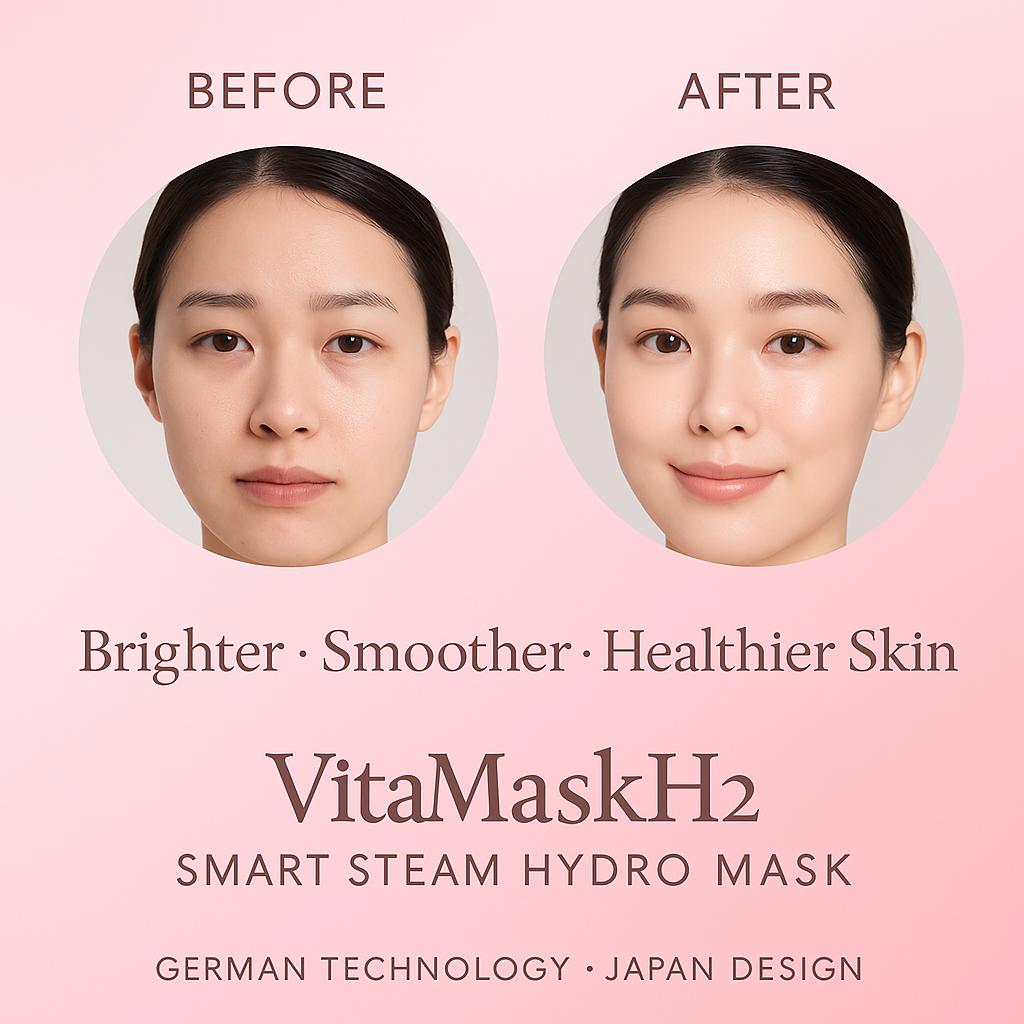 VitaMaskH2 — Smart Steam Hydro Mask | Deep Hydration Facial