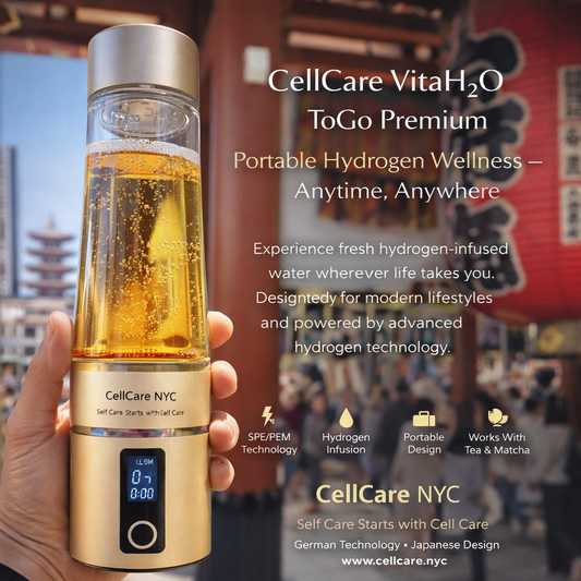 CellCare VitaH2O ToGo Premium – Portable Hydrogen Wellness System