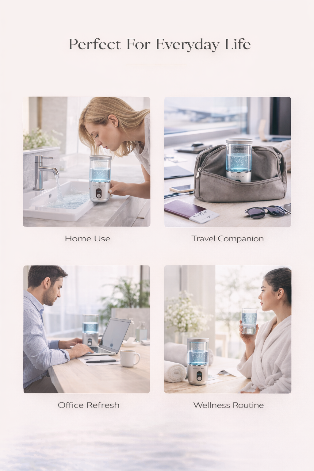 CellCare PureO₂ Oral Cup – Active Oxygen Oral Care Device