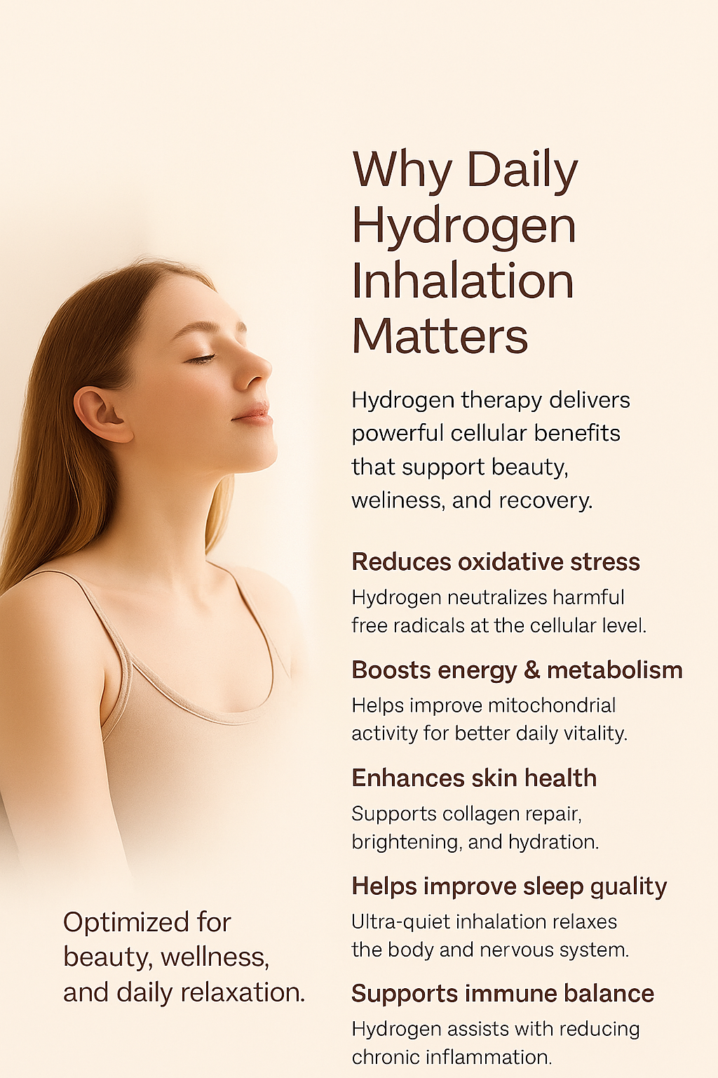 VitaNexusH2 Mini – 900 ml/min High-Purity Hydrogen Therapy Device