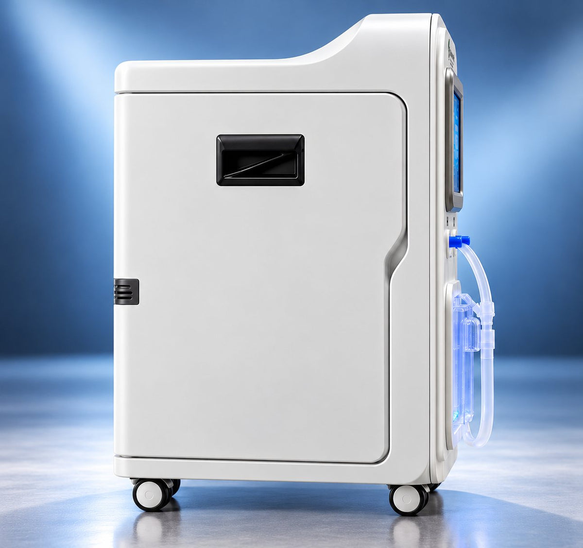 Illustration: VitaNexusH2 hydrogen generator, side view